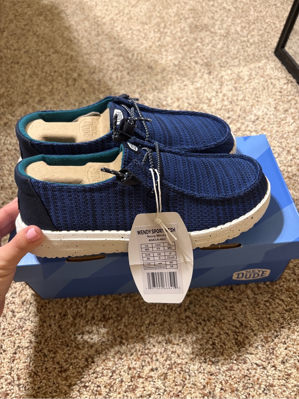 Women’s Hey Dude Navy Blue